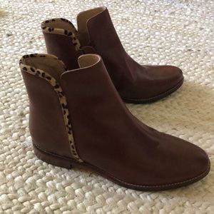 Westminster leather booties